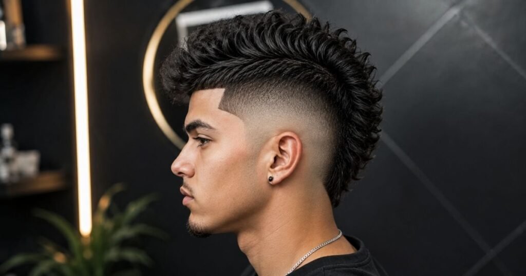 Burst Fade Mohawk