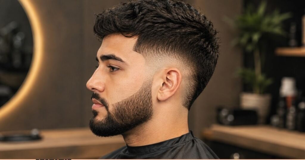 Burst Fade With Beard