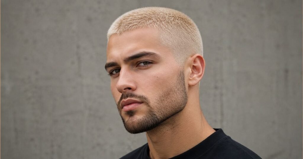Bleached Buzz Cut