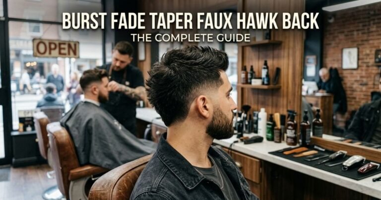 Burst Fade Taper Faux Hawk Back