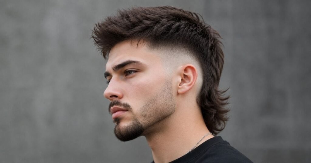 High Skin Fade Mullet