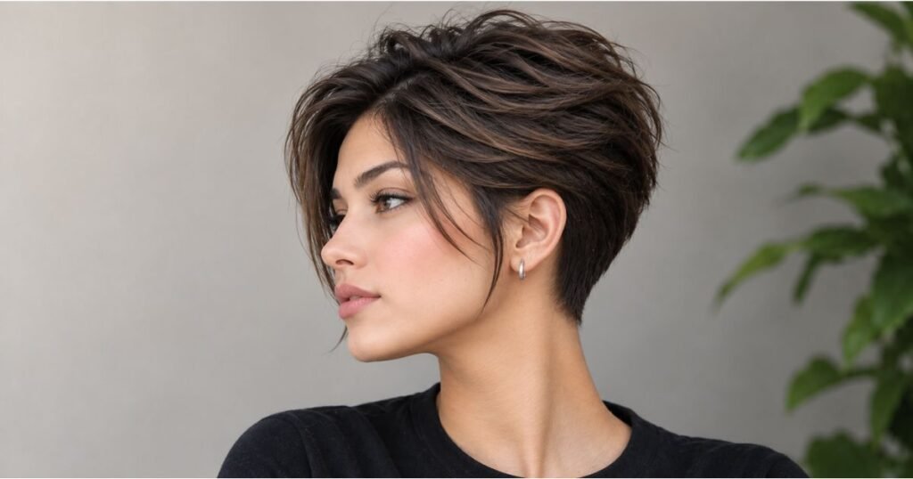 Layered Taper for Fine Hair