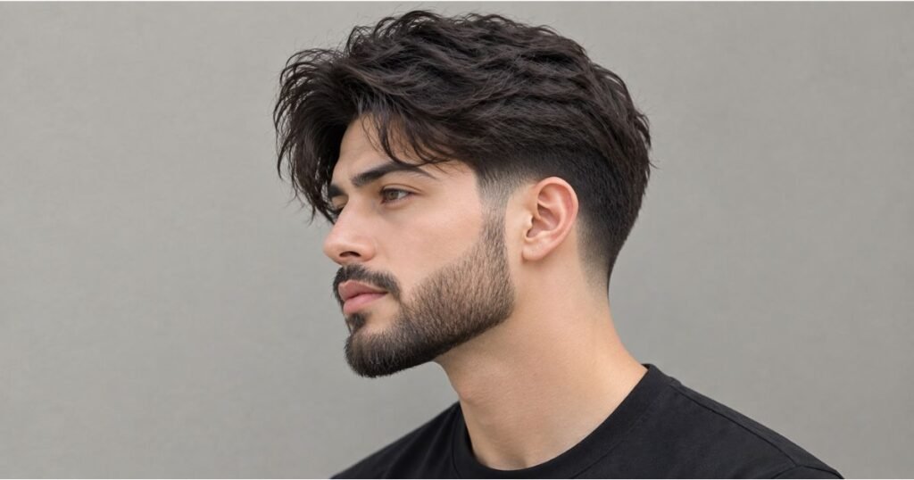 Low Taper With a Beard Fade