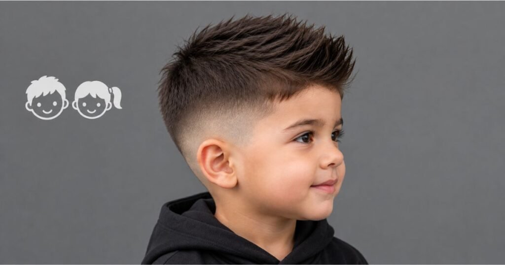 Mid Taper Fade For Kids