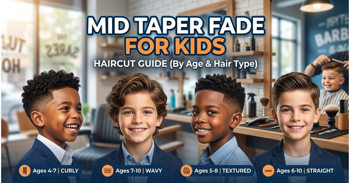 Mid Taper Fade For Kids