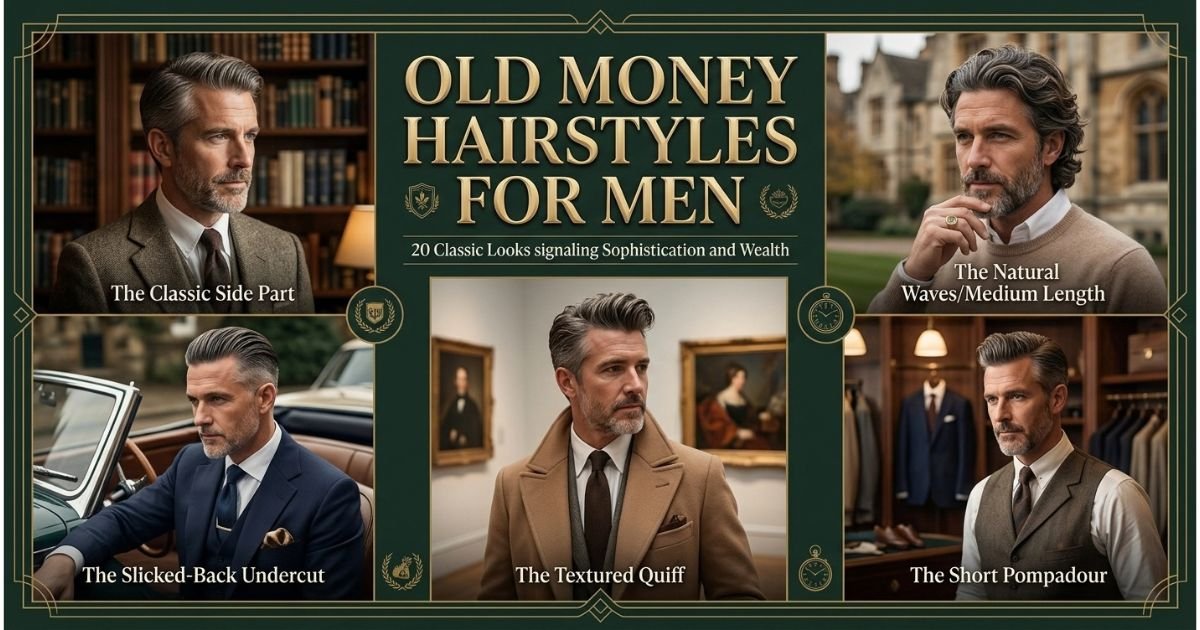Old Money Hairstyles for Men