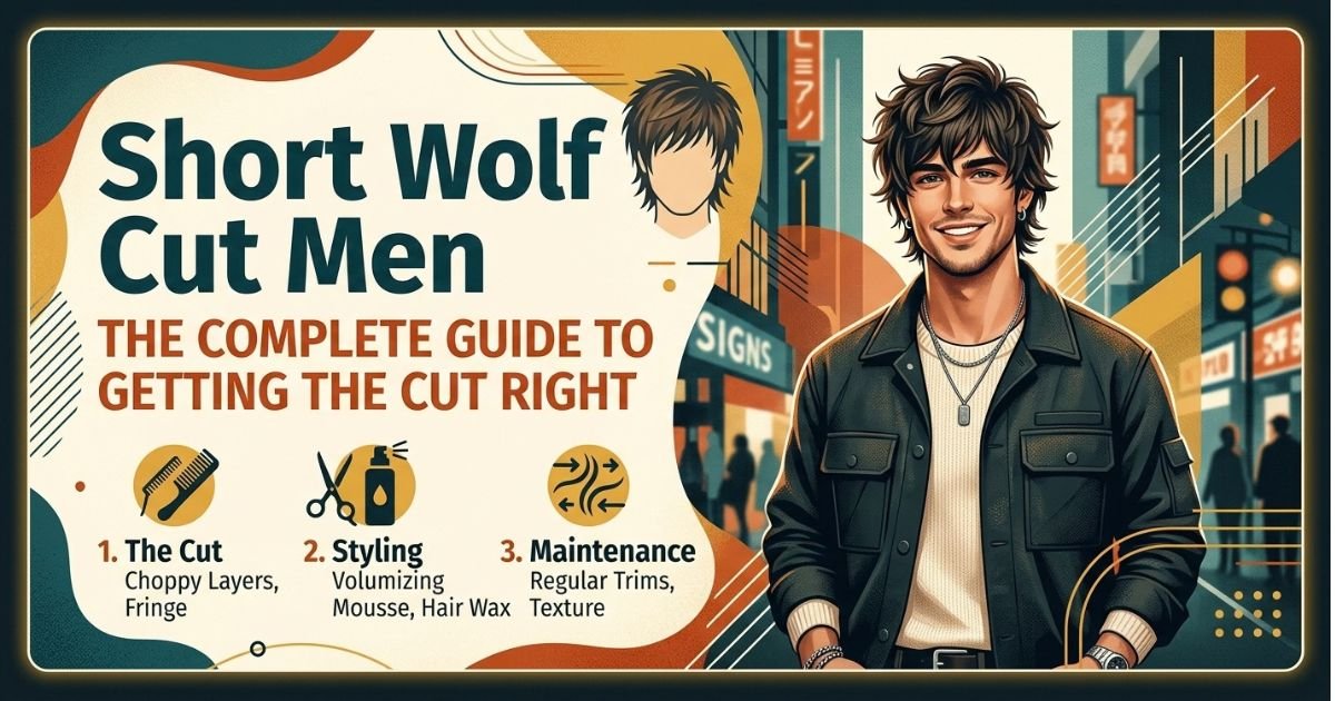 Short Wolf Cut Men