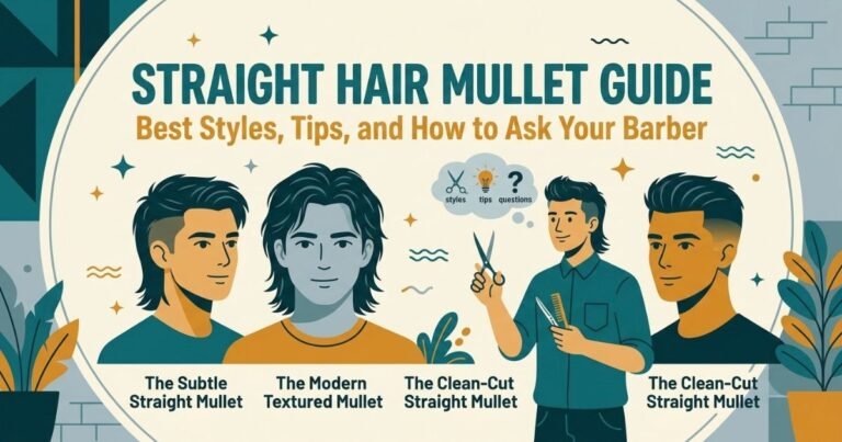 Straight Hair Mullet