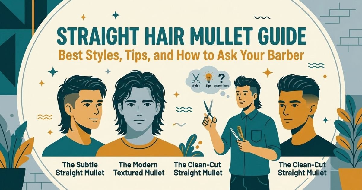 Straight Hair Mullet