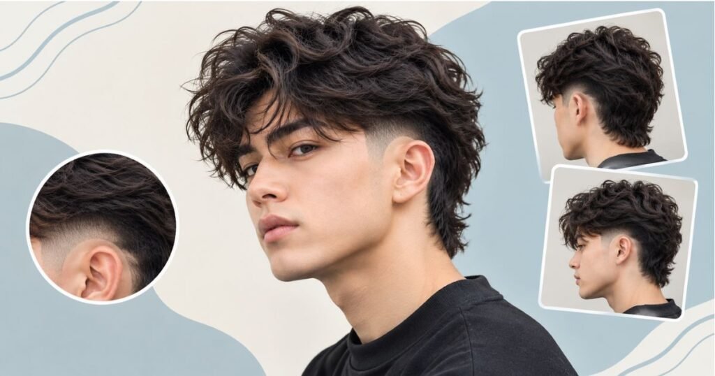Burst Fade Styles for Wavy Hair