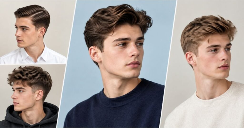 Classic and Neat White Boy Haircuts