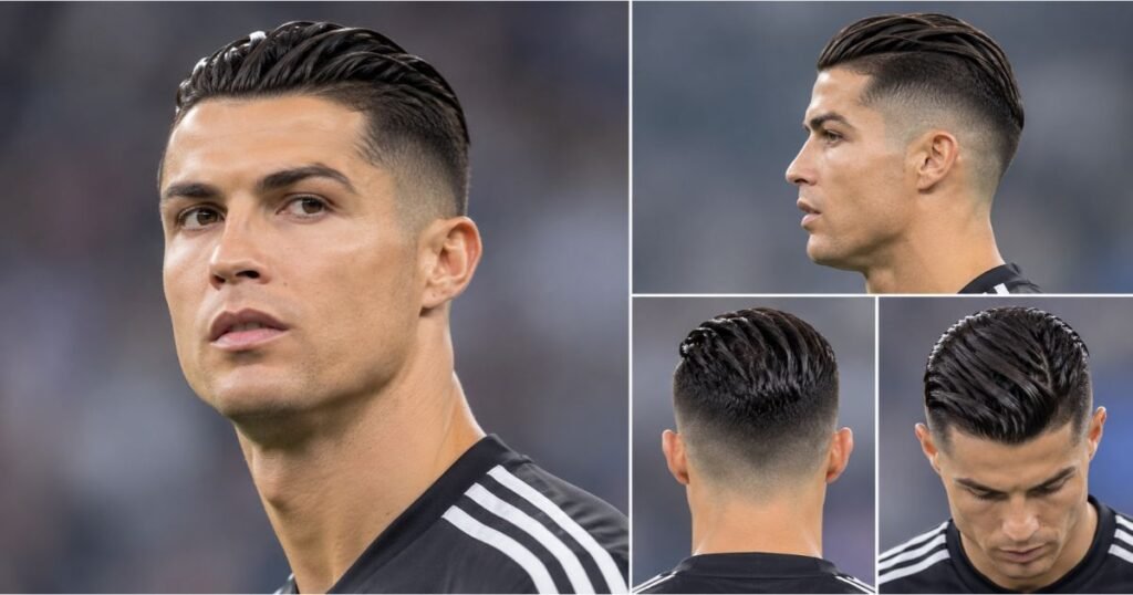 Cristiano Ronaldo_ Slick Back with Fade