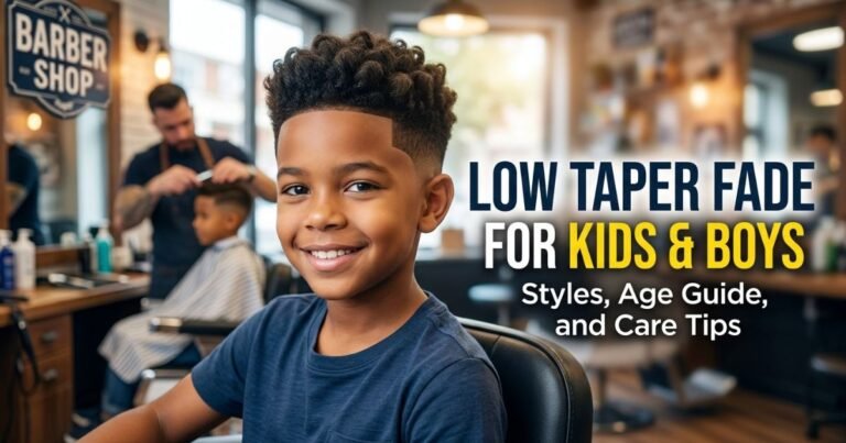 Low Taper Fade for Kids & Boys