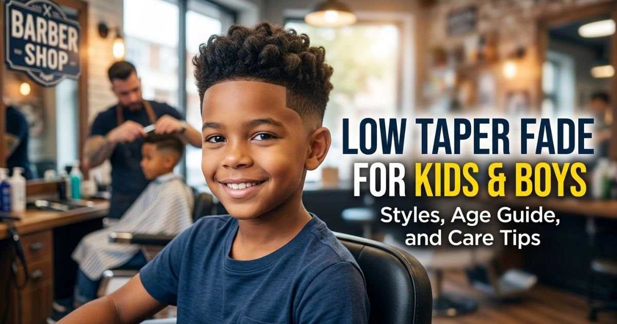 Low Taper Fade for Kids & Boys