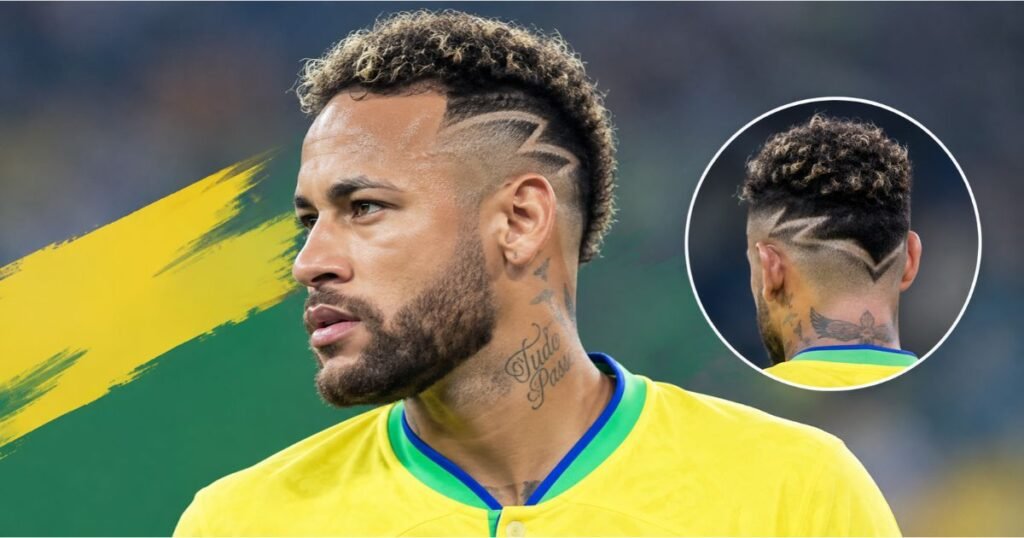 Neymar_ Fade with Bold Design