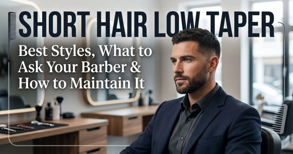 Short Hair Low Taper