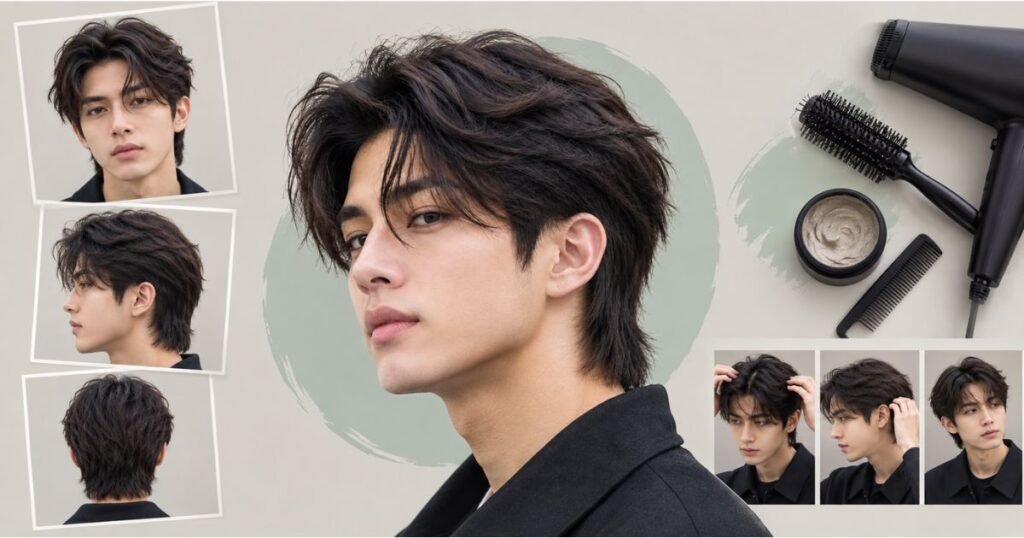 Style a Long Caesar Haircut