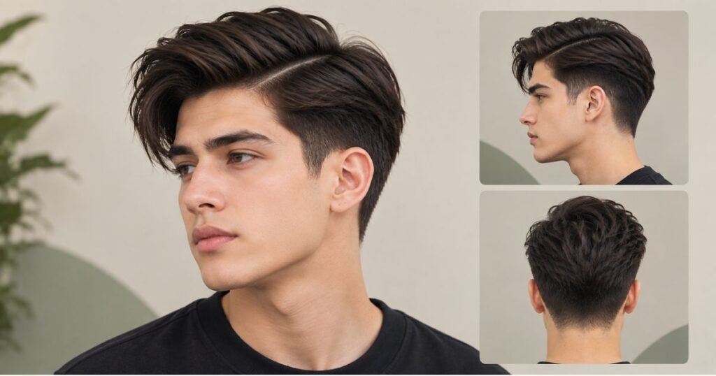 Taper with a Side Part
